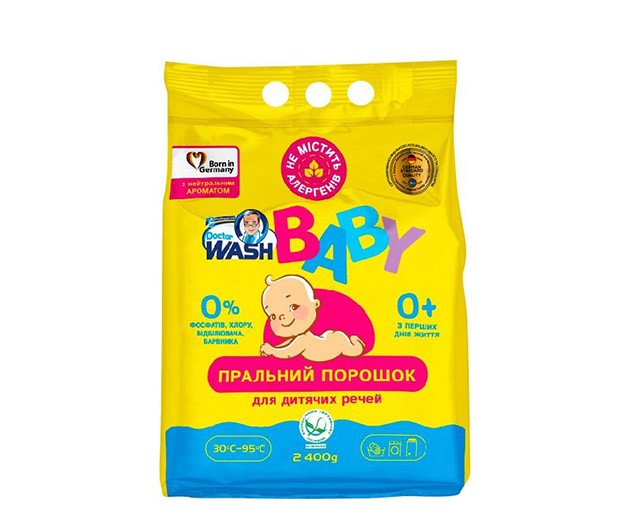 DOCTOR WASH baby washing powder with a neutral aroma 2.4 kg